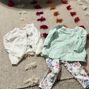 Girls cardigan outfit. Bundle